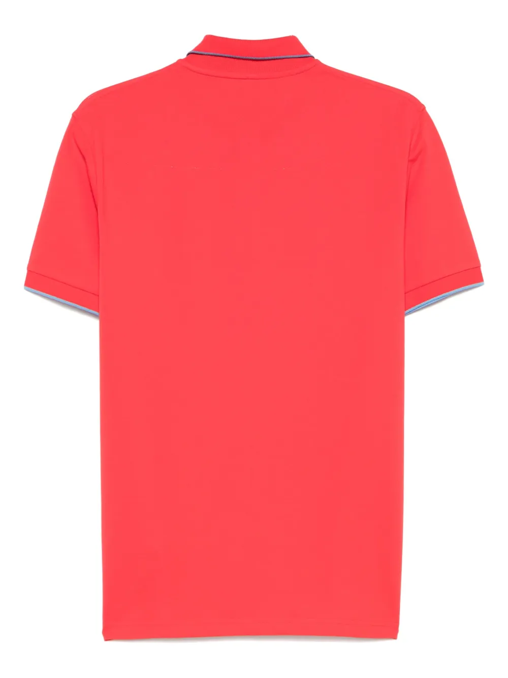 Sun 68 Poloshirt met geborduurd logo - Rood