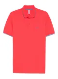 Sun 68 logo-embroidered polo shirt