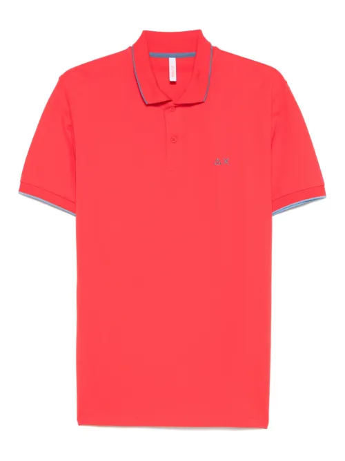 Sun68 polo à logo brodé - Rouge - Sun68 - Modalova