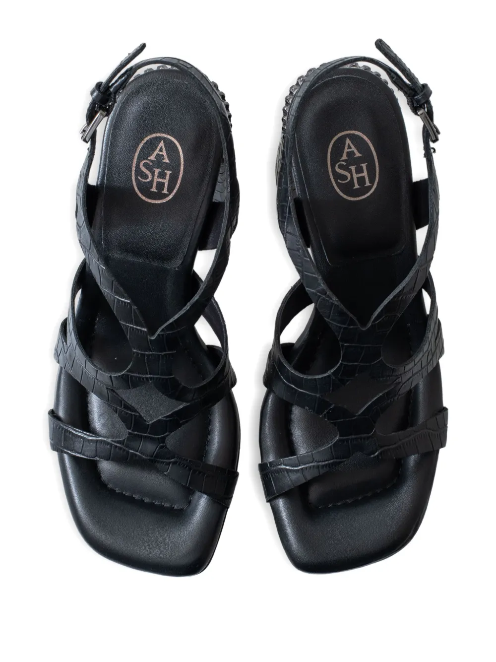 Ash 85mm Luna sandals Black