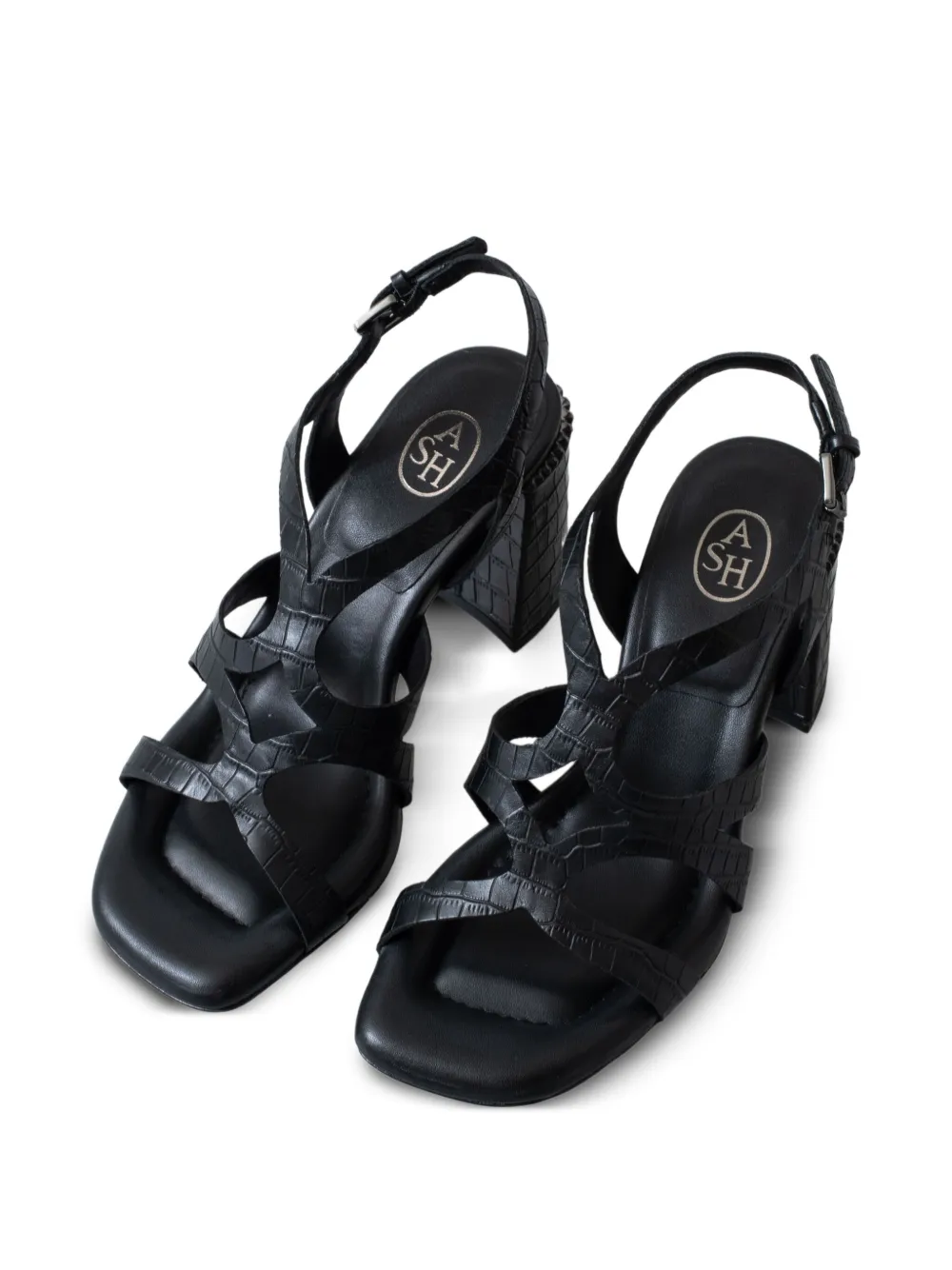 Ash 85mm Luna sandals Black