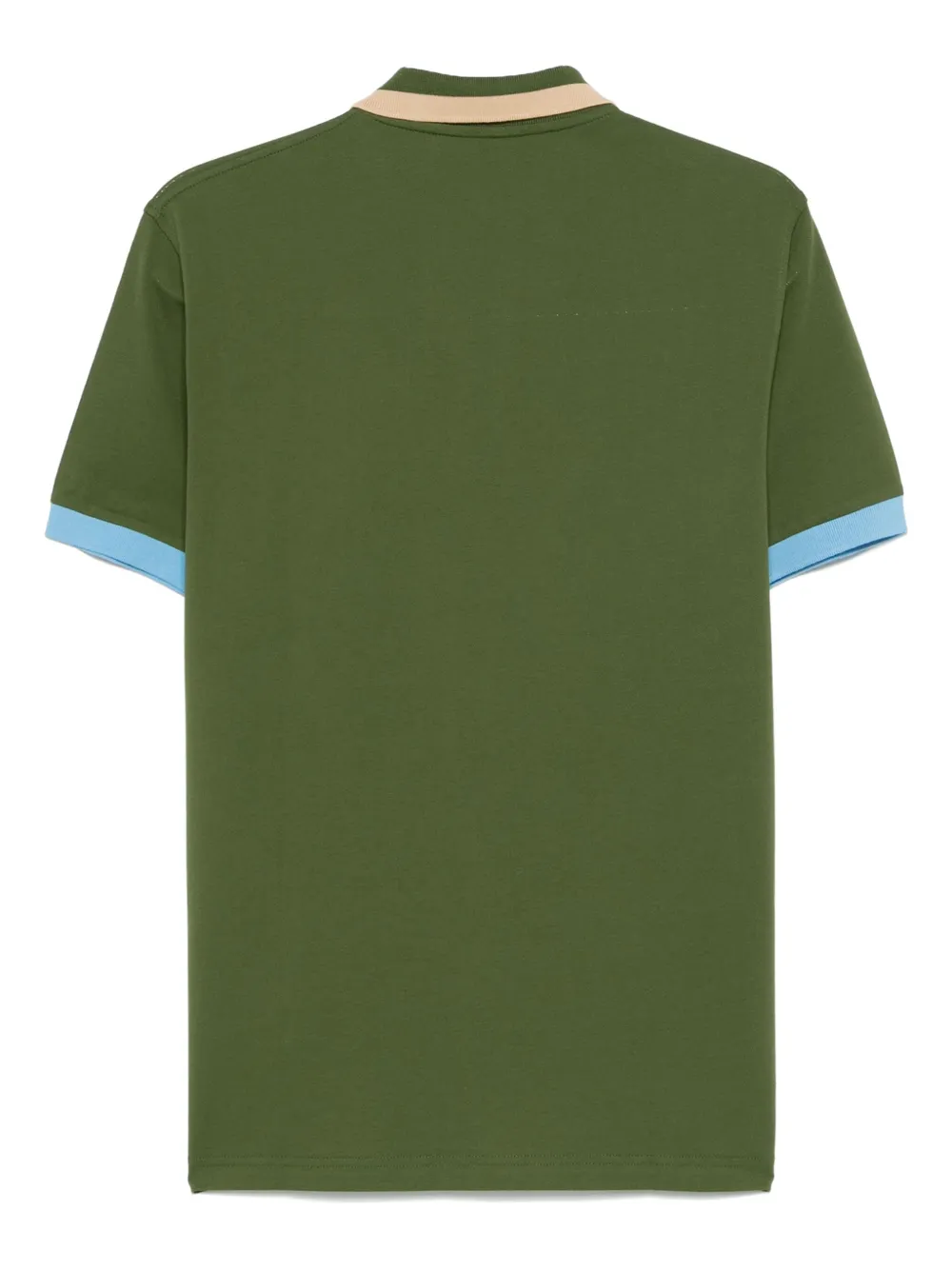 Sun 68 Poloshirt met geborduurd logo - Groen