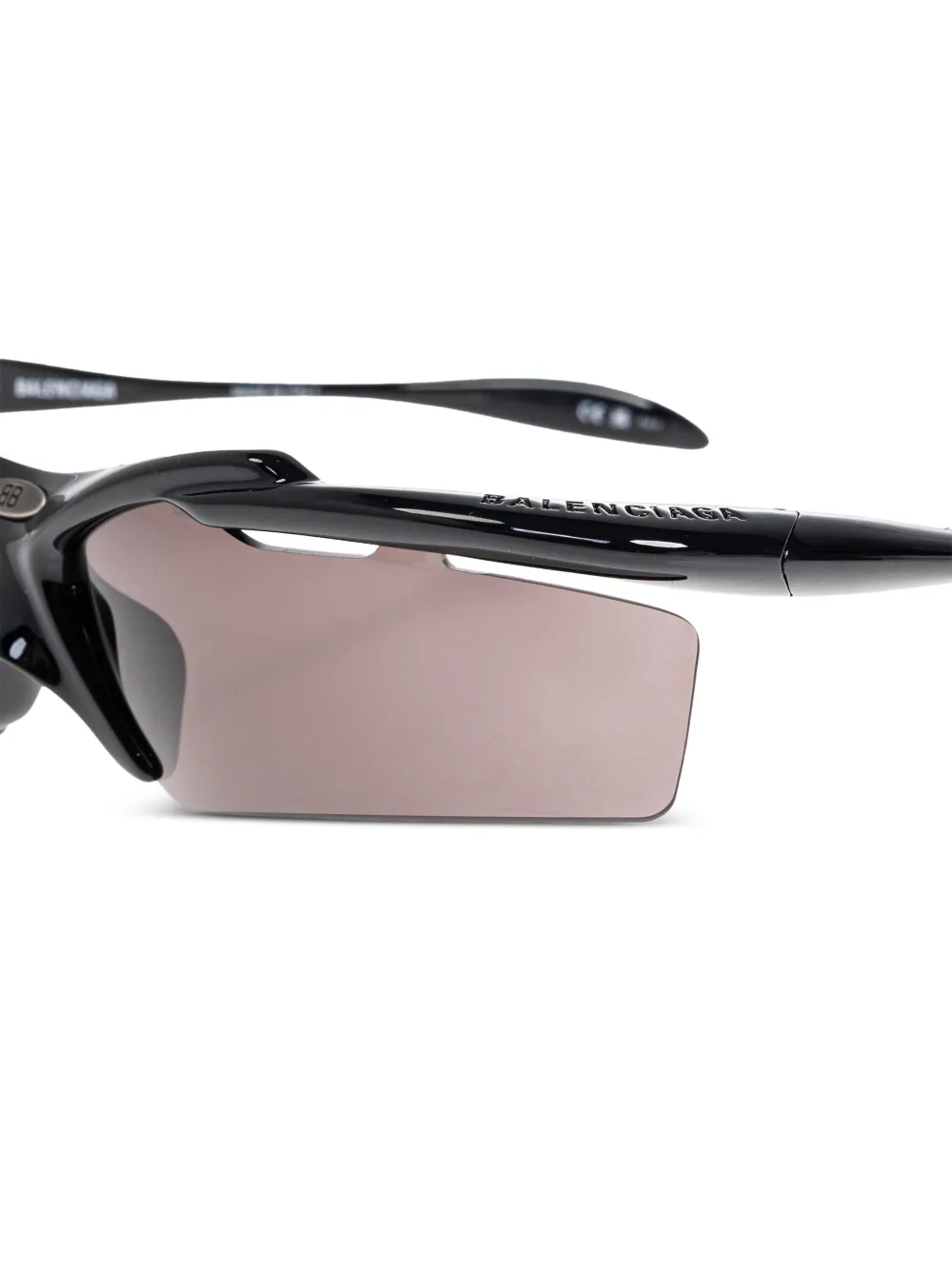 Balenciaga Eyewear Zonnebril met geometrisch montuur Zwart