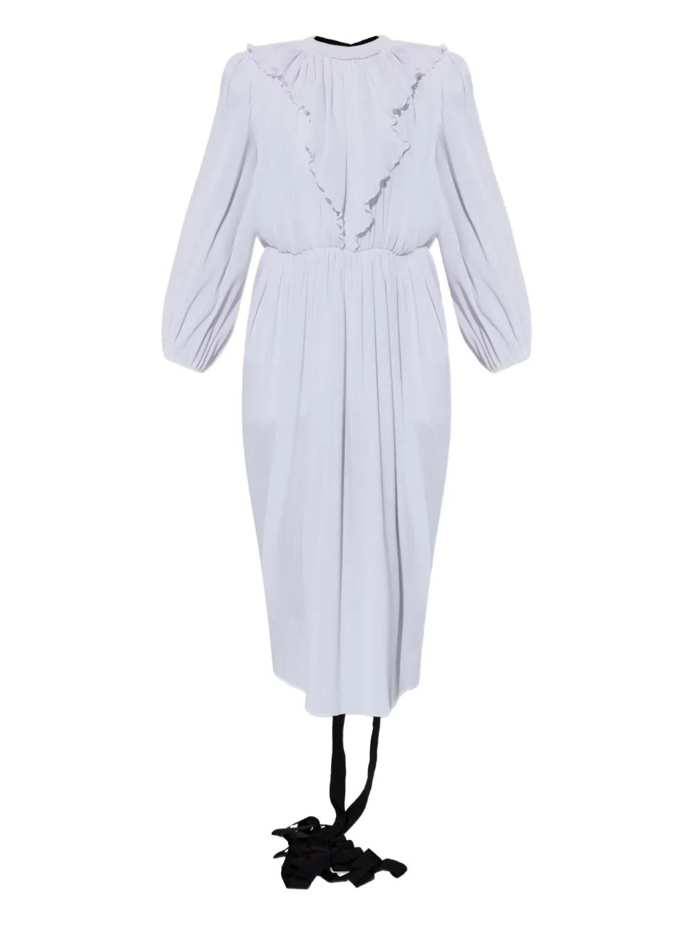 Balenciaga plissé dress - White