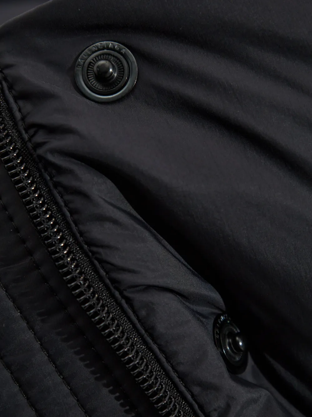 Balenciaga Gewatteerd donsjack Zwart