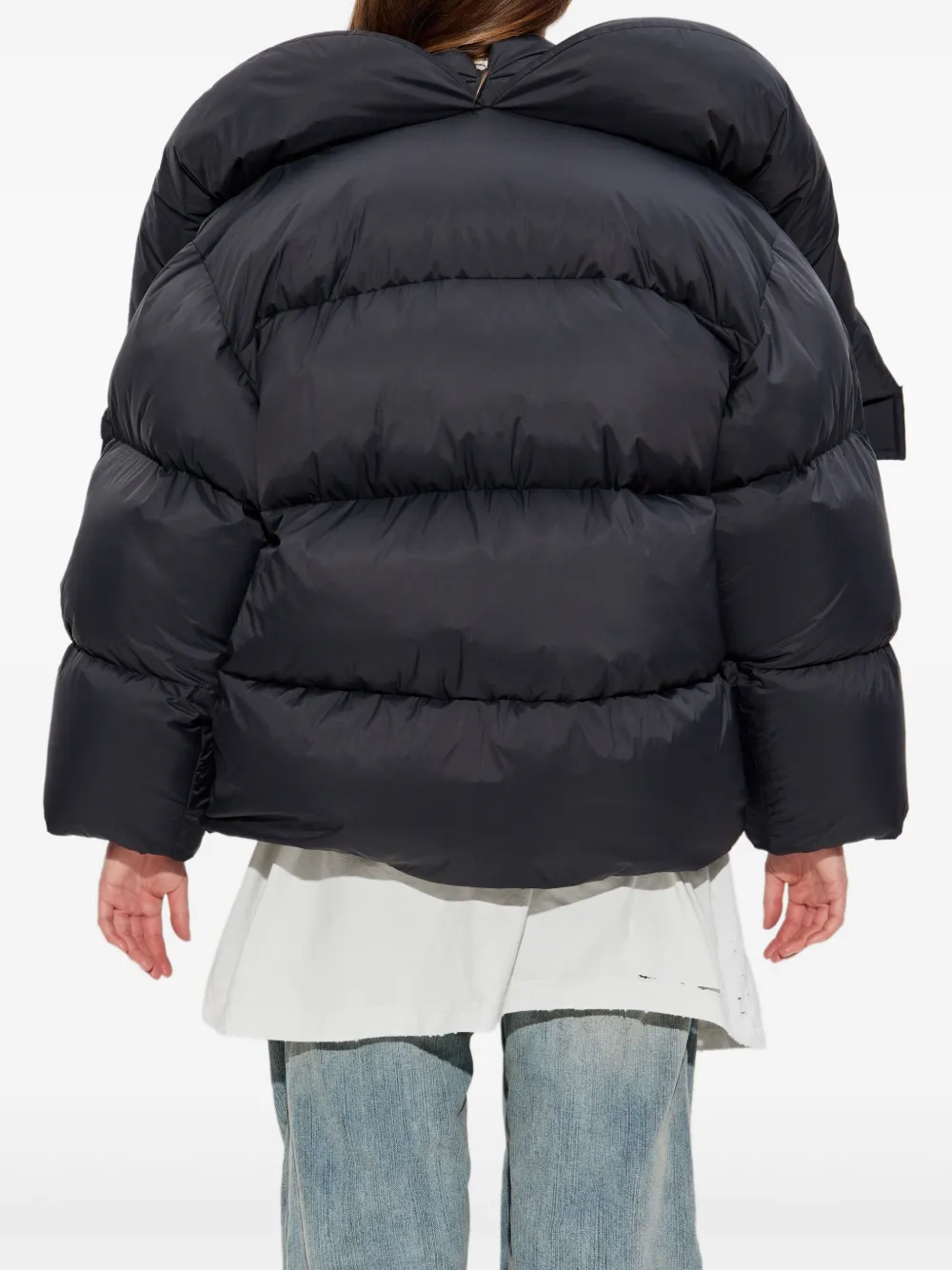 Balenciaga Gewatteerd donsjack Zwart