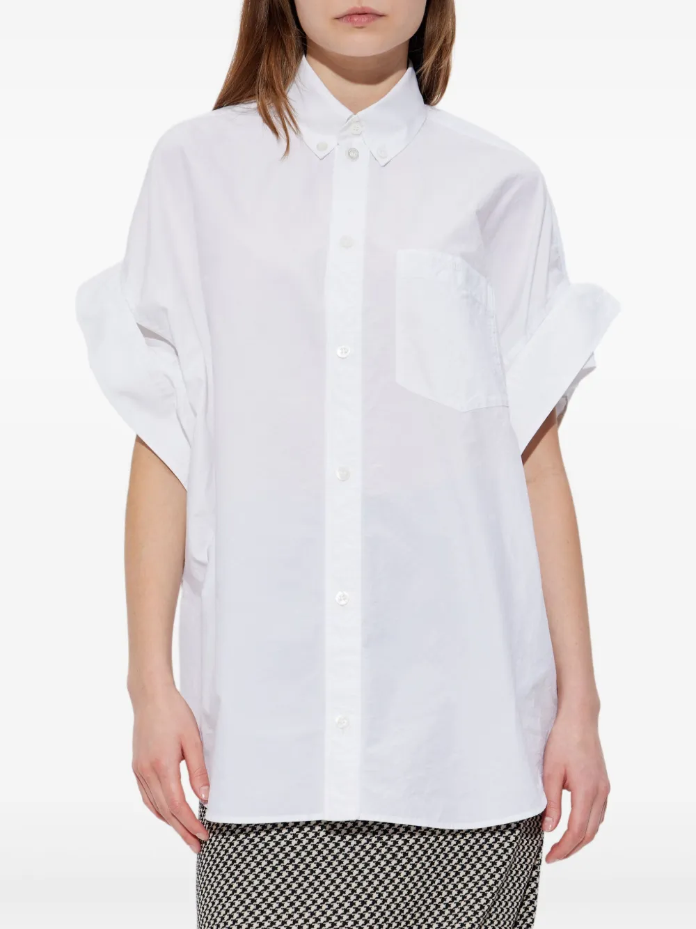 Balenciaga Katoenen blouse Wit