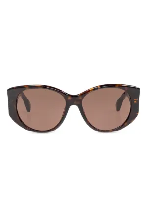Balenciaga Eyewear BB0369SK サングラス | ブラウン | FARFETCH JP