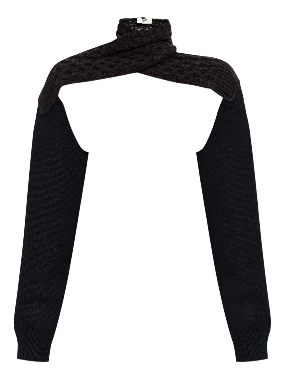 FENDI Maglione a collo alto - Marrone