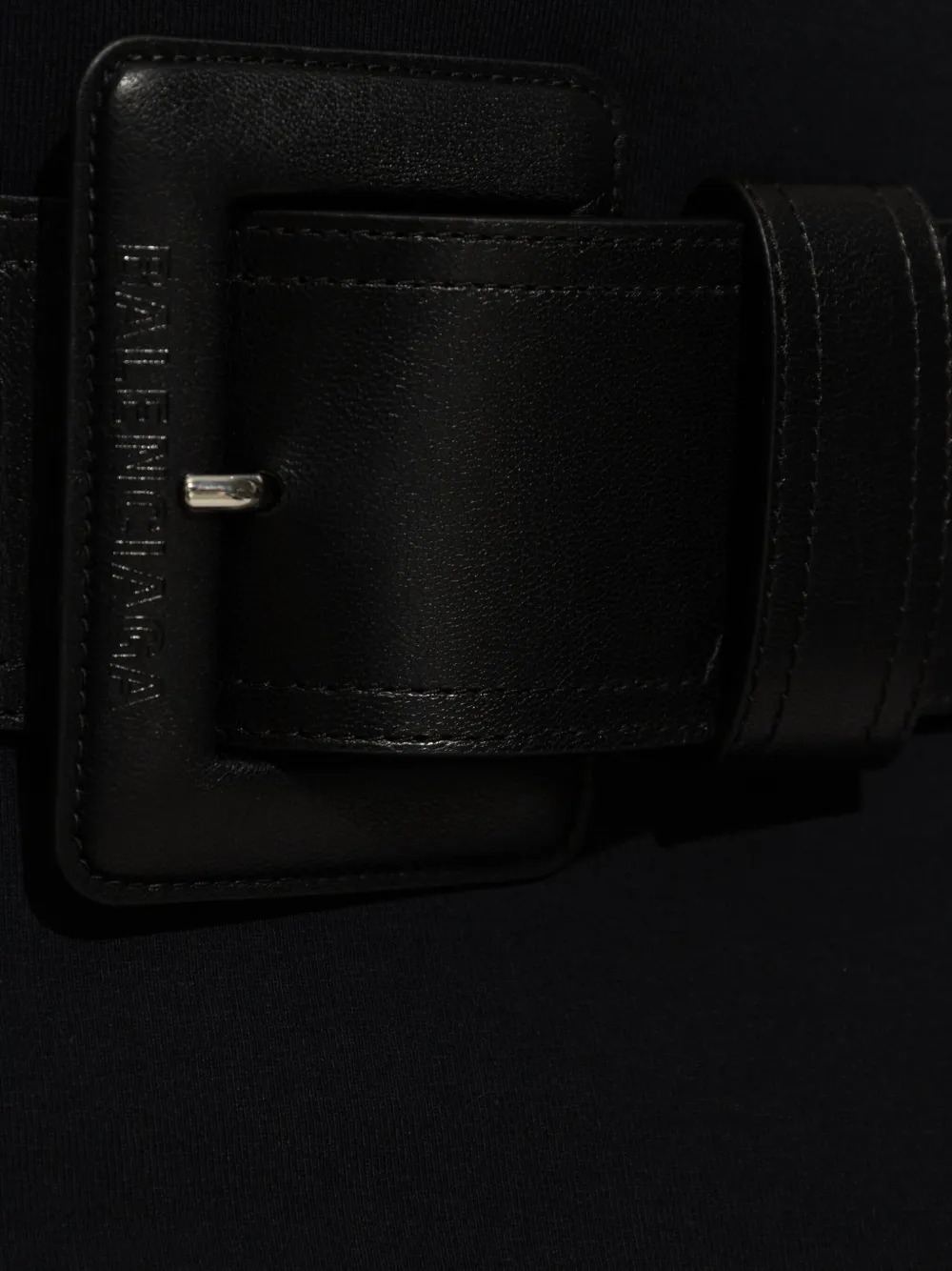 Balenciaga Mini-jurk met ceintuur Zwart