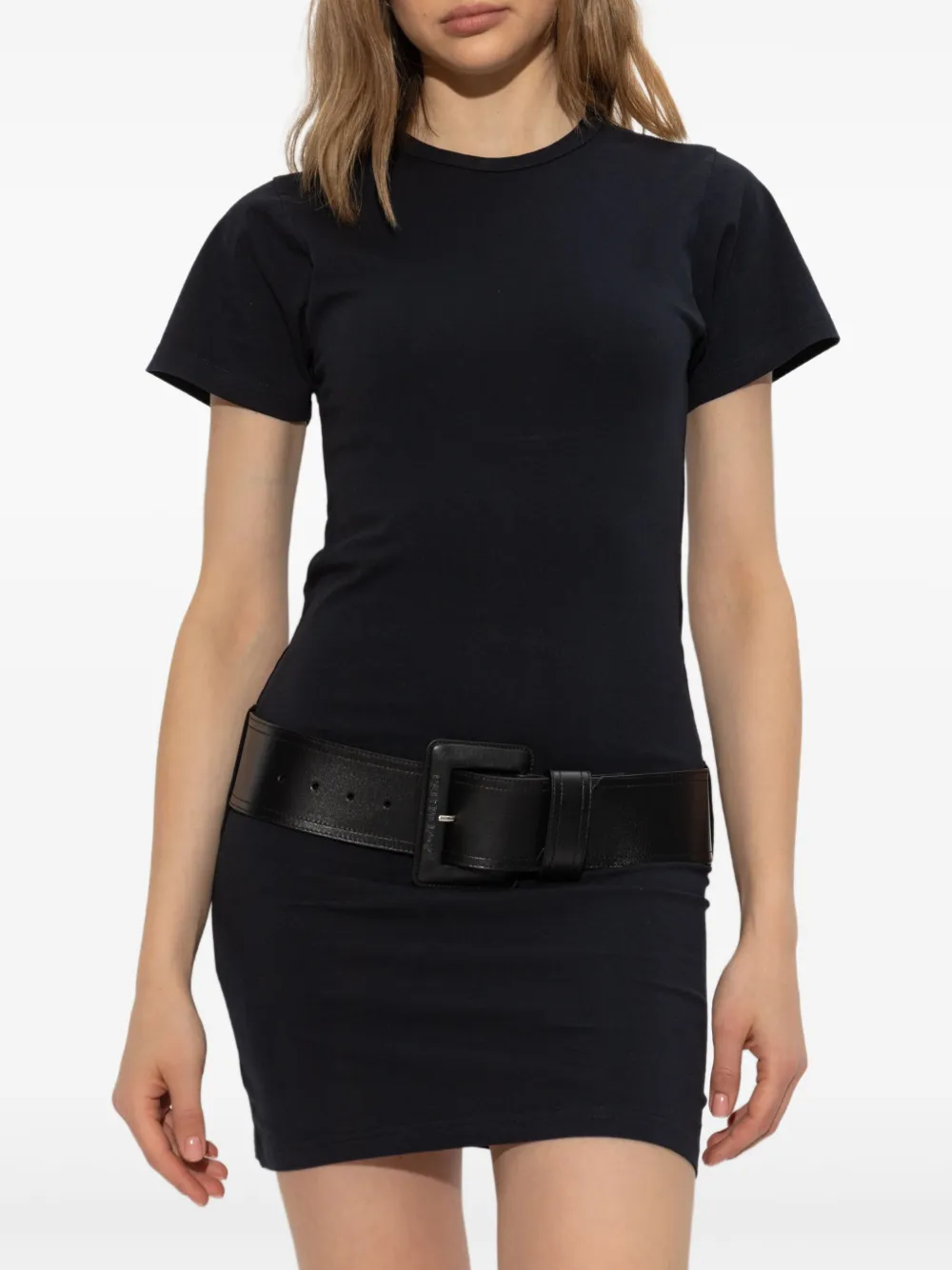 Balenciaga Mini-jurk met ceintuur Zwart
