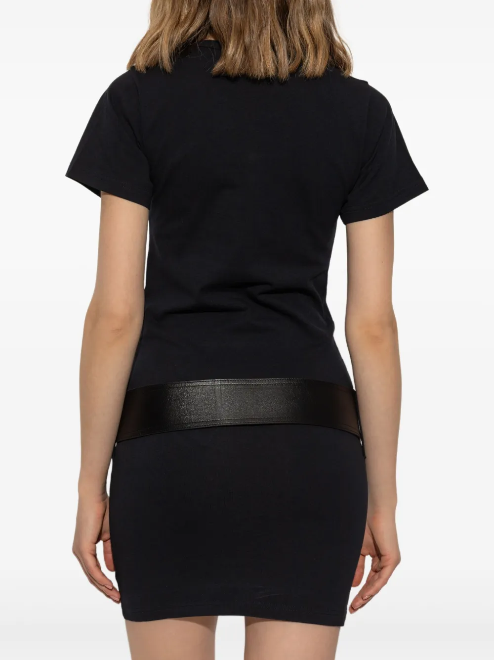 Balenciaga Mini-jurk met ceintuur Zwart