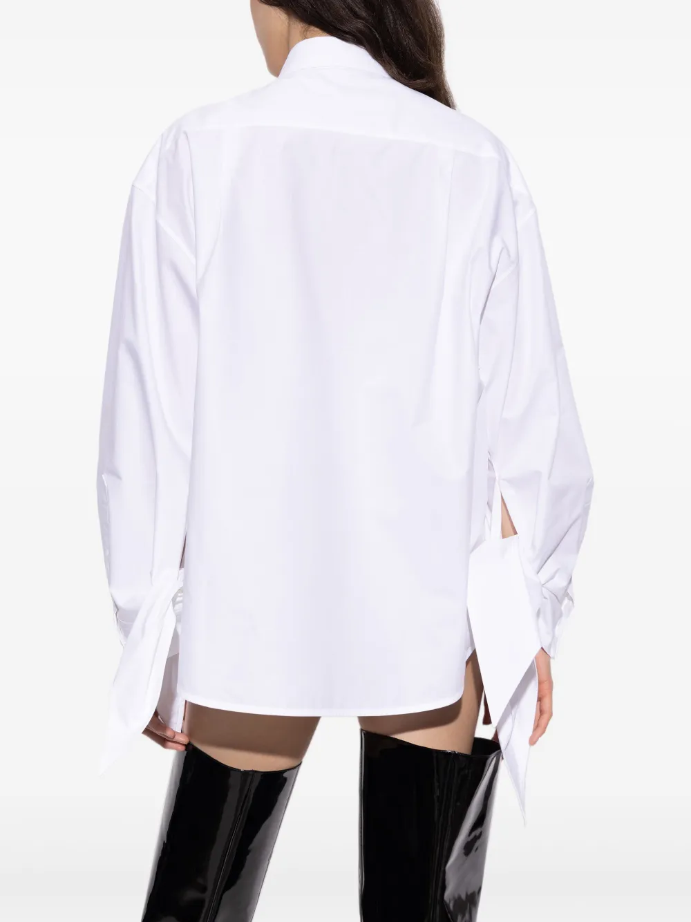 Balenciaga Popeline blouse Wit