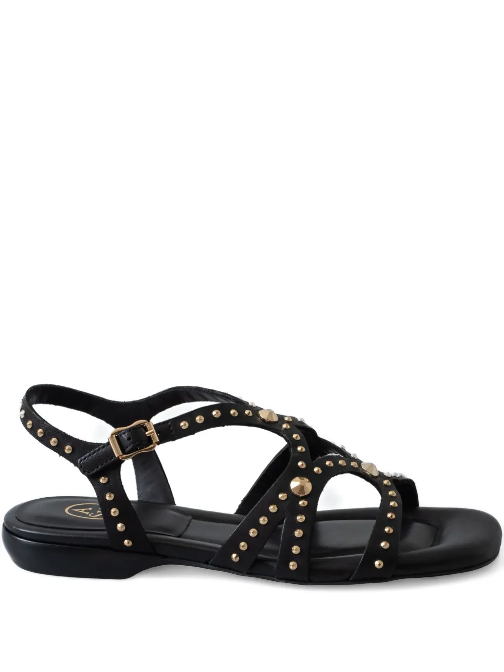 Ash leather sandals Black