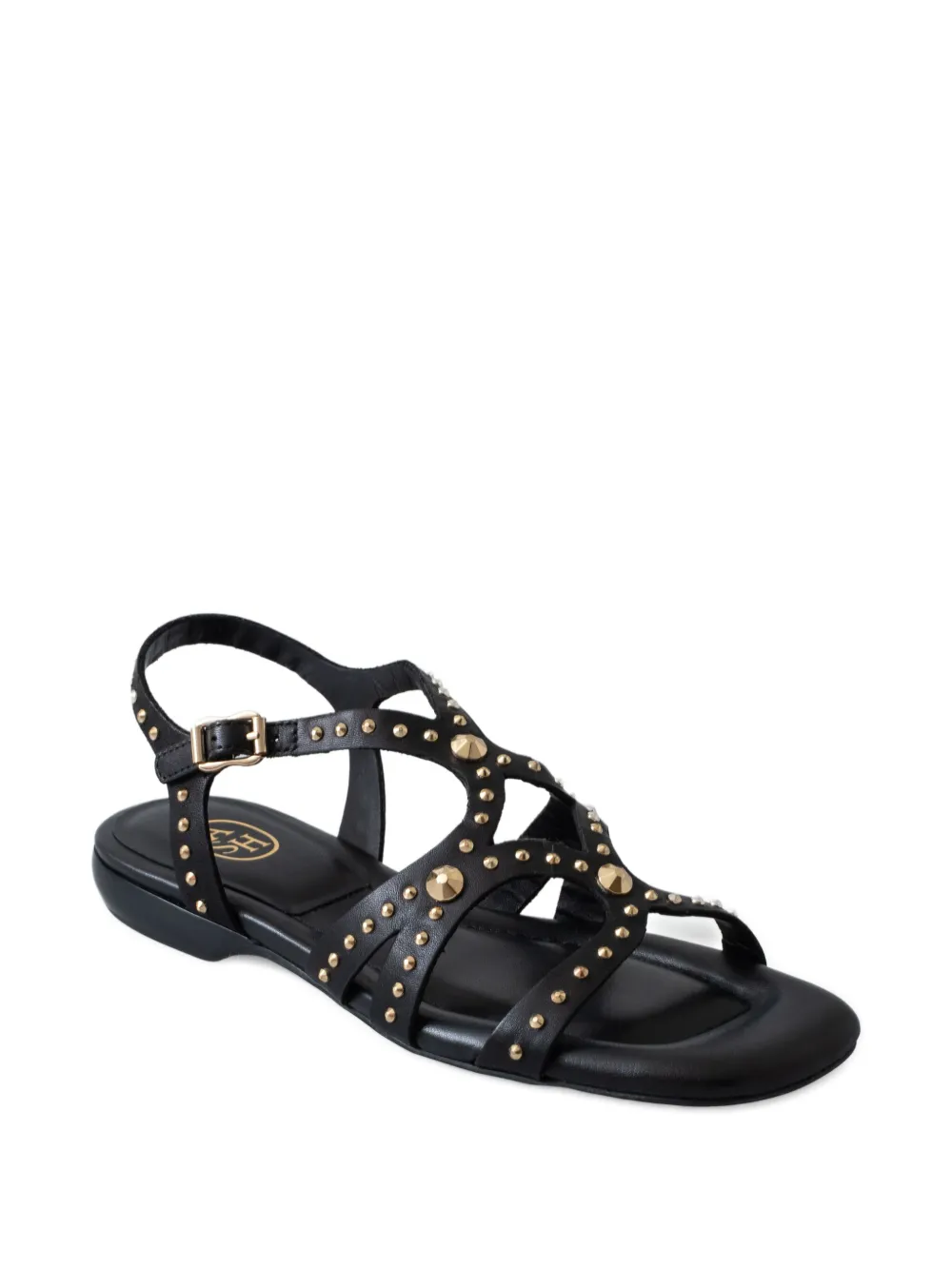 Ash leather sandals Black