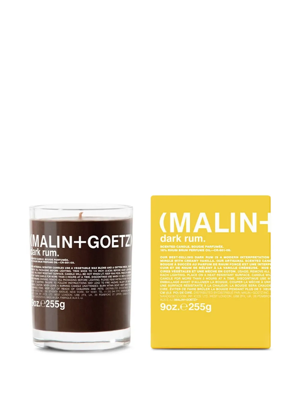 MALIN+GOETZ Dark Rum candle (255gr) | Brown | Image 1