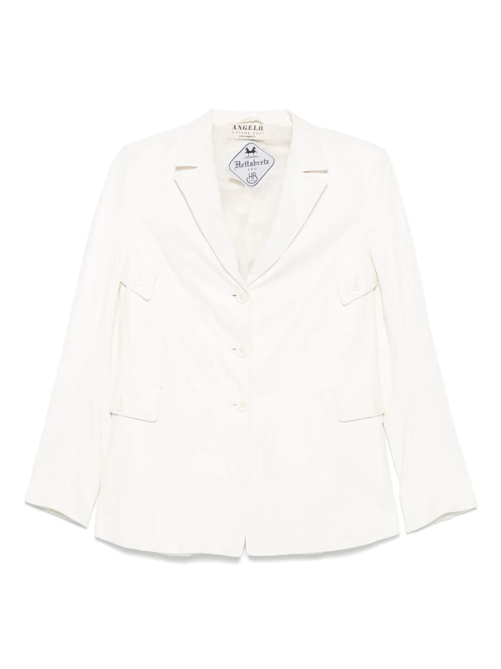 2000s pre-owned leather blazer