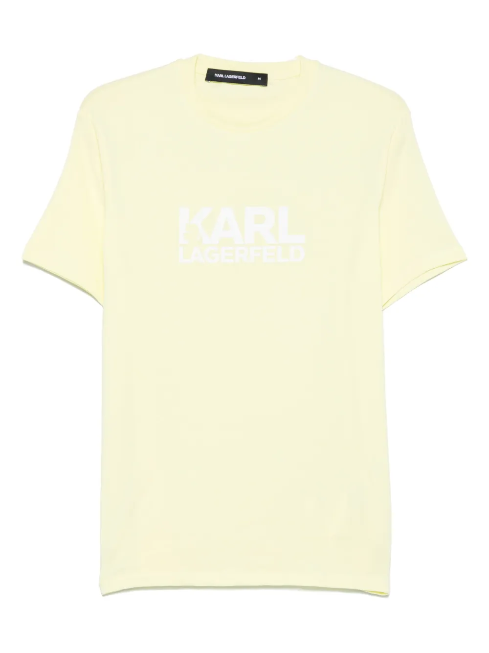 Karl Lagerfeld playera con logo estampado | amarillo | Image 1
