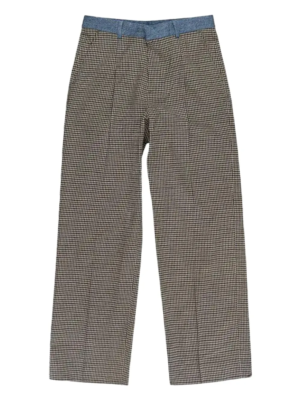 OUR LEGACY check-print chino trousers | Brown | Image 1