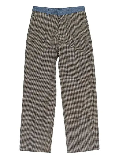 OUR LEGACY check-print chino trousers