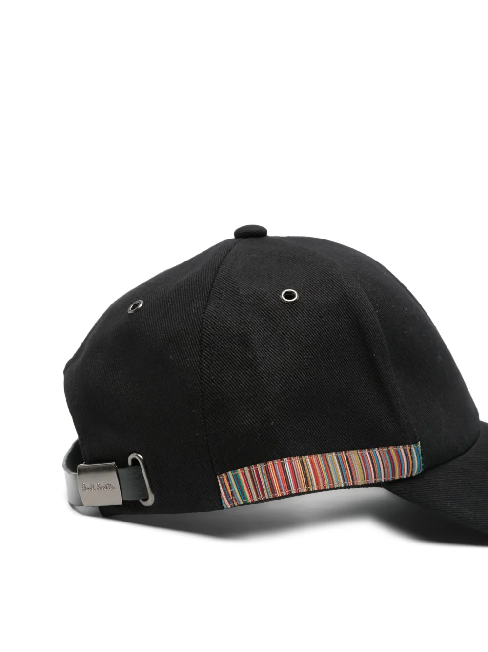 Paul Smith patch-detail baseball cap - Zwart