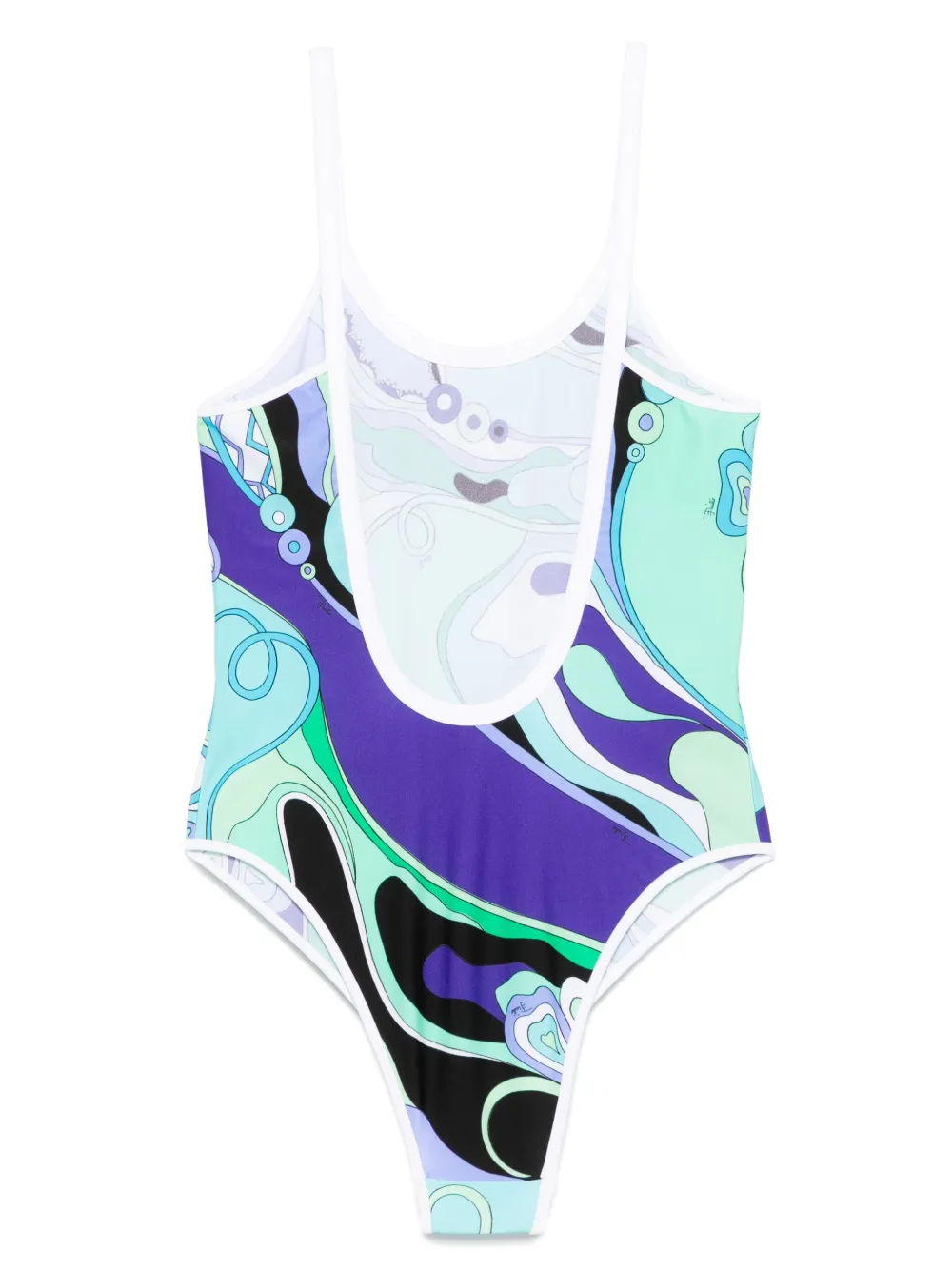 PUCCI Badpak met abstract patroon Groen