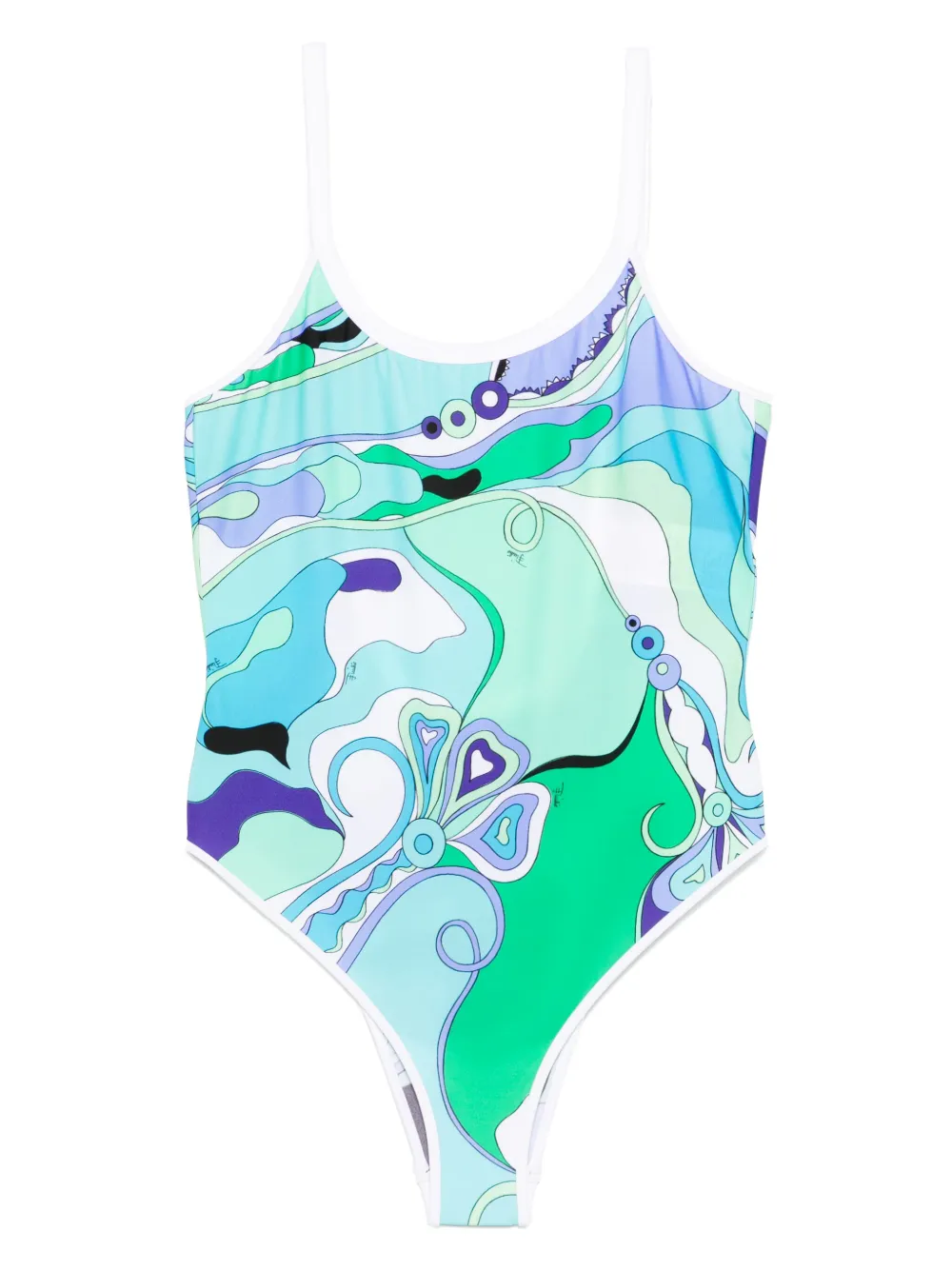 PUCCI Badpak met abstract patroon Groen