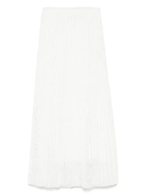 Ermanno Scervino floral-embroidered midi skirt