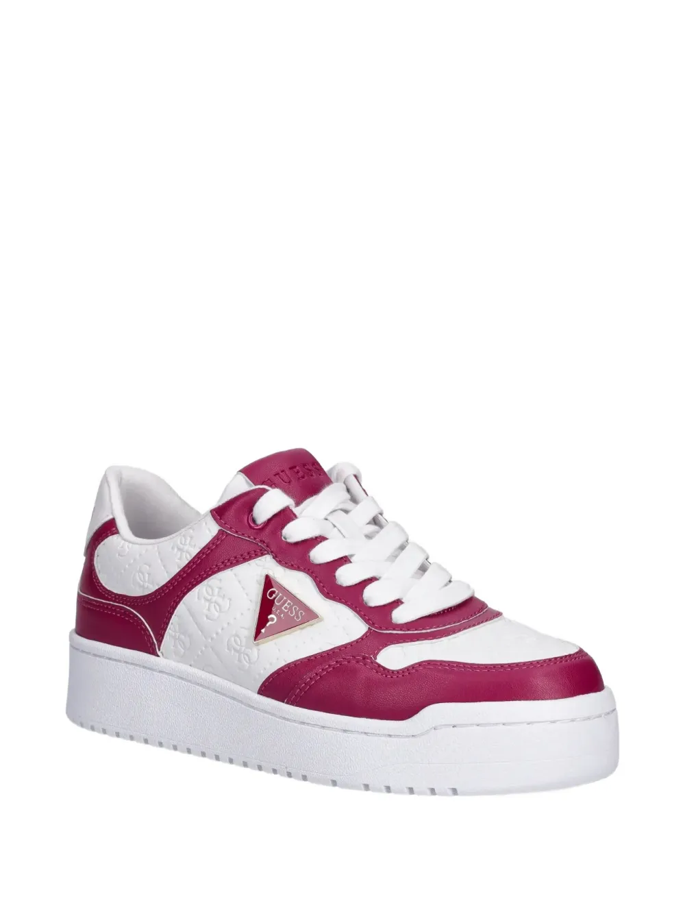 GUESS USA Miriam logo-debossed sneakers White