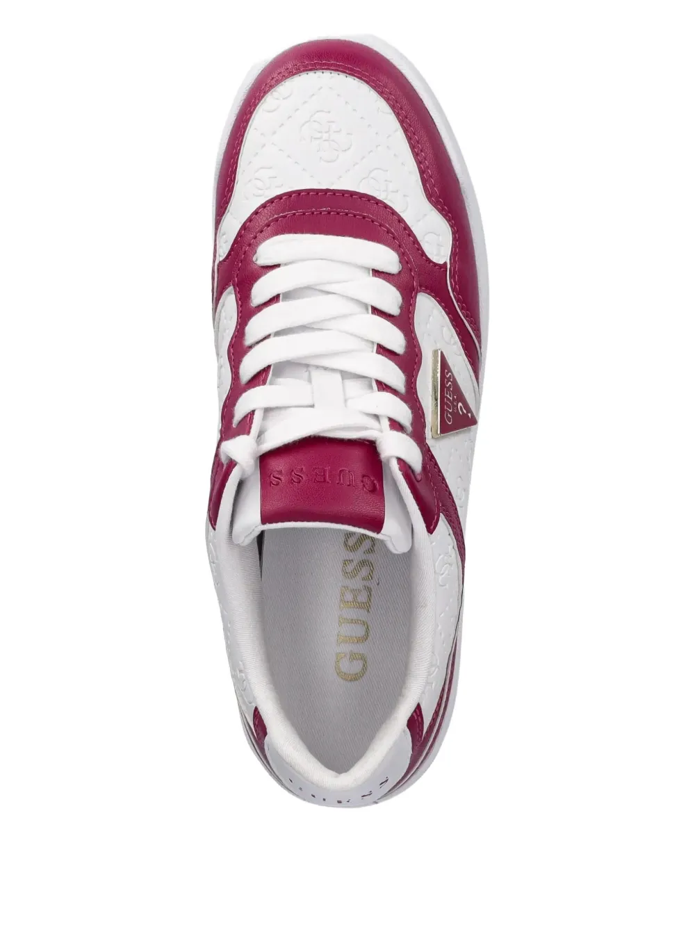 GUESS USA Miriam logo-debossed sneakers White
