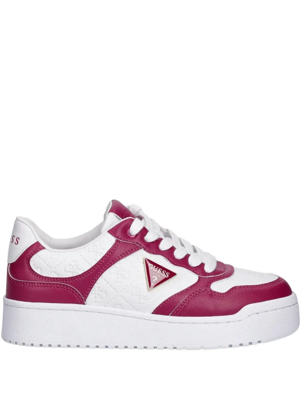 GUESS USA Miriam logo-debossed sneakers White