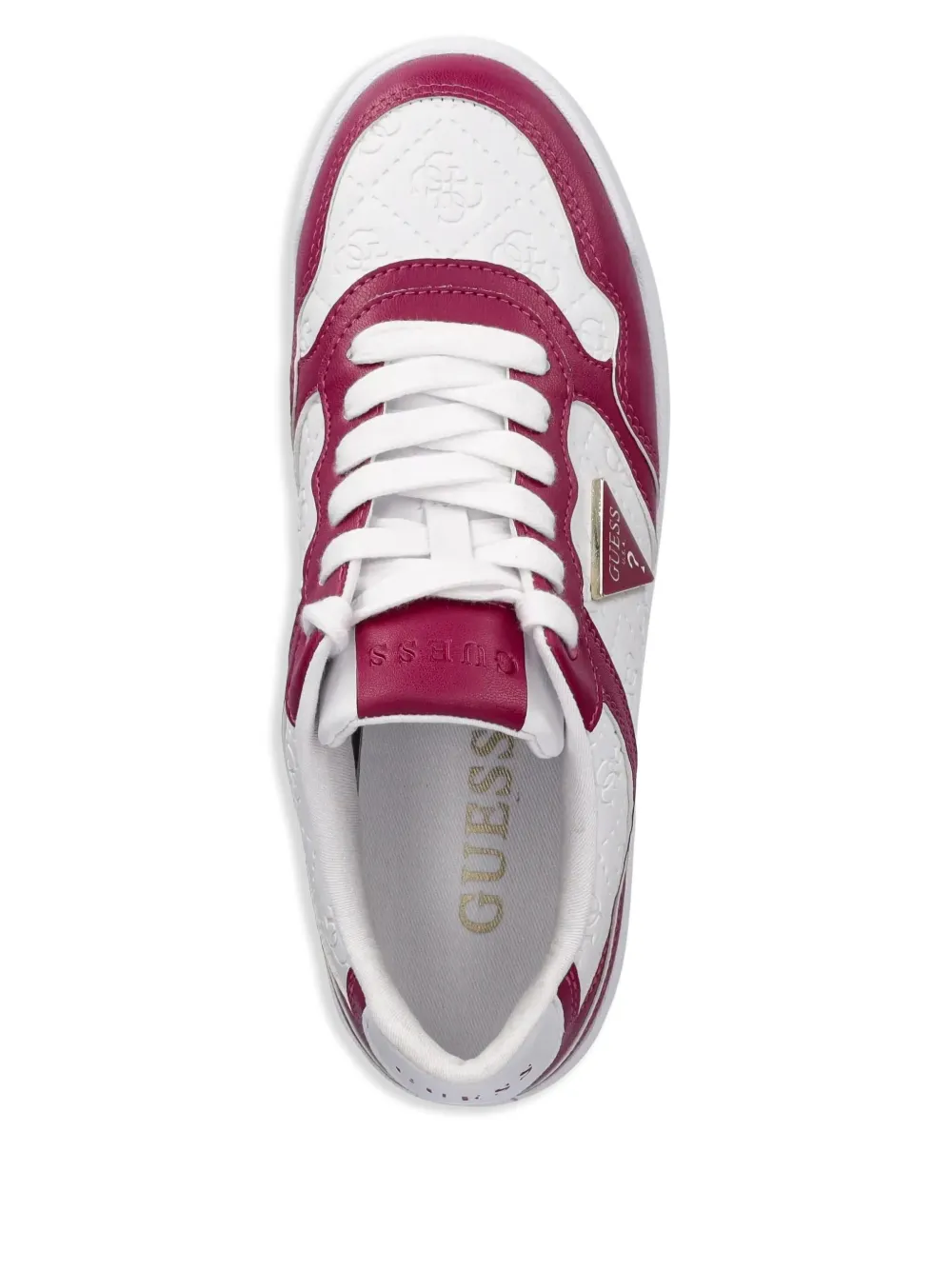GUESS USA Sneakers met plateauzool Wit