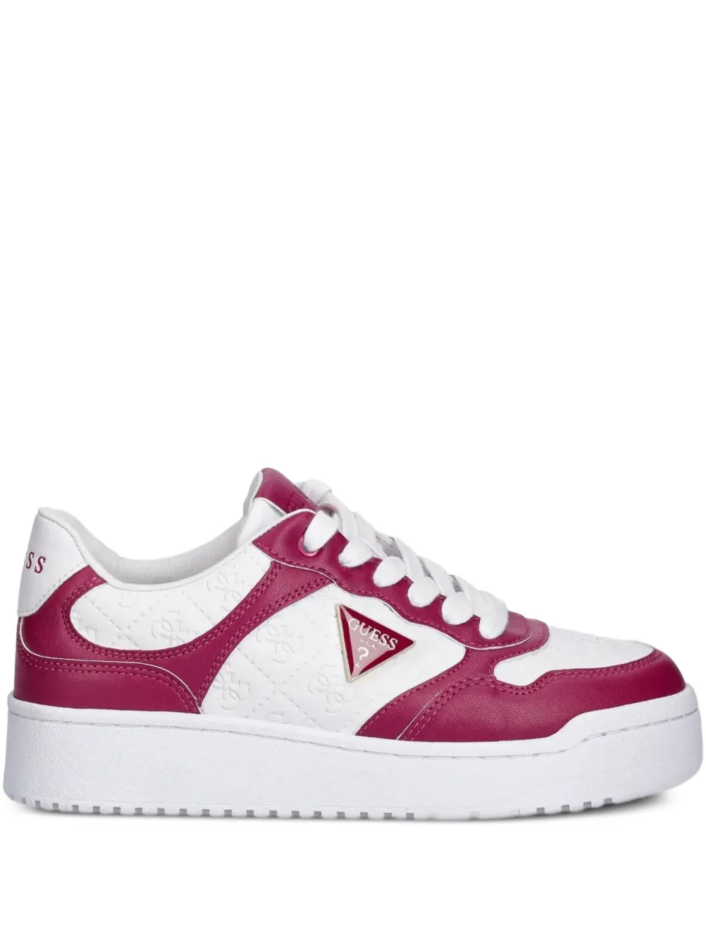 GUESS USA Miriam logo-debossed sneakers White