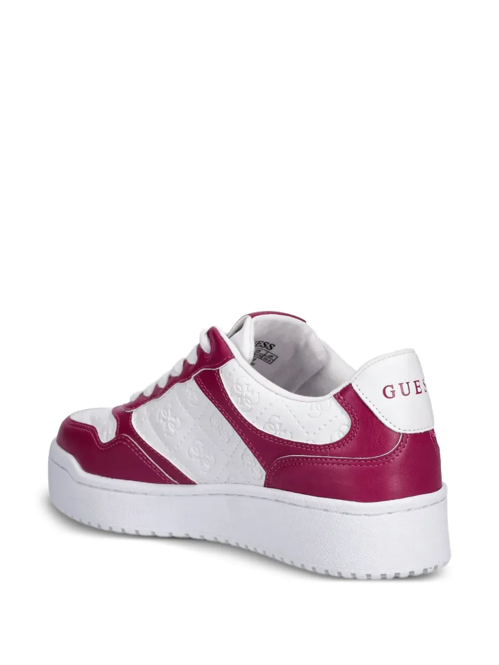 GUESS USA Sneakers met plateauzool Wit