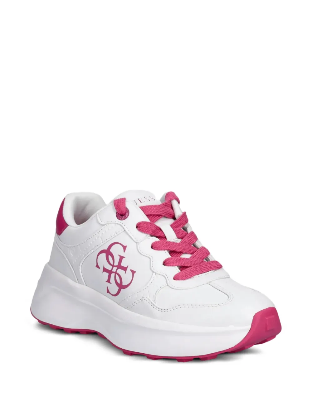 GUESS USA Sneakers met chunky zool en logo - Wit