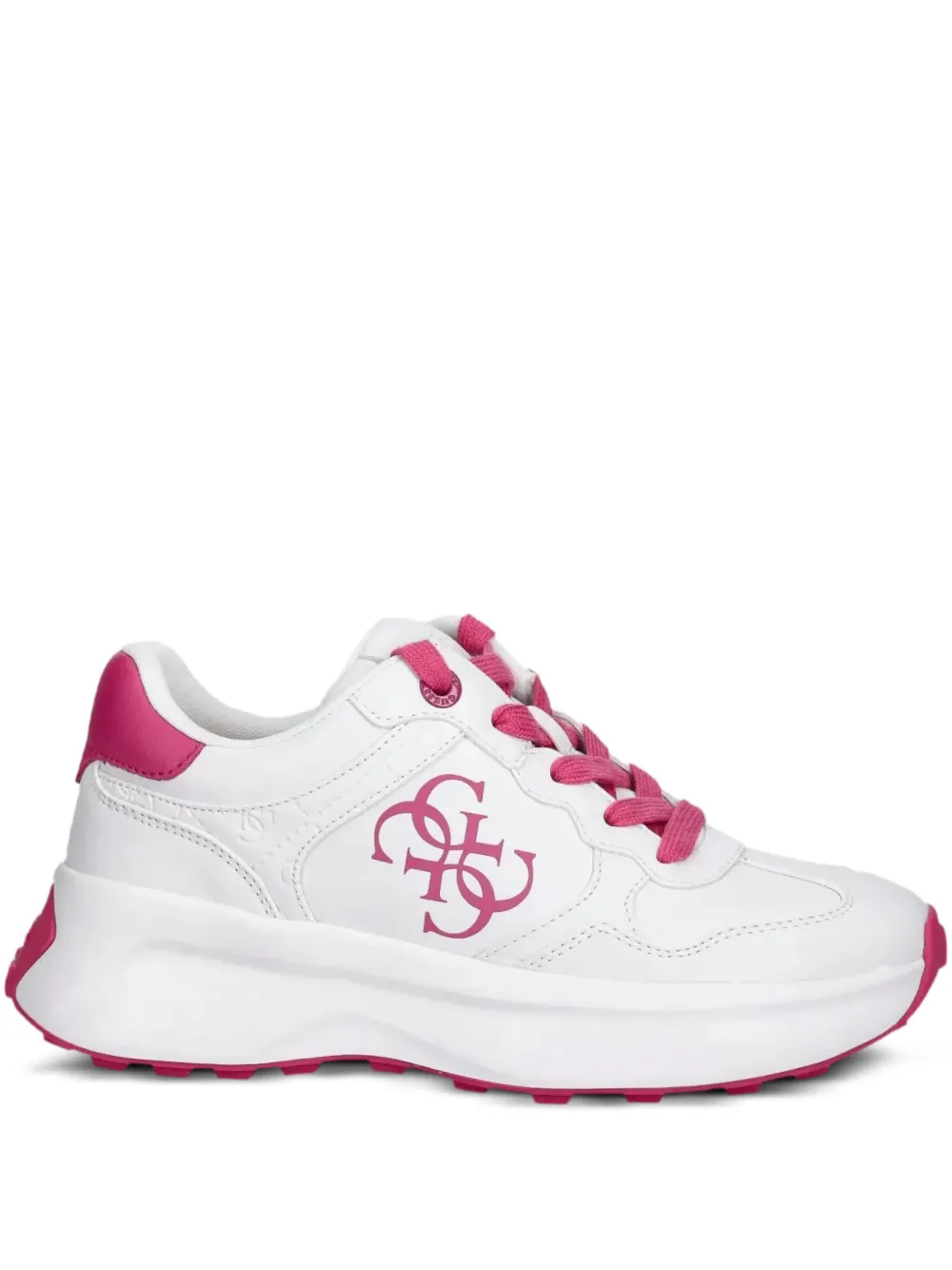 GUESS USA Sneakers met chunky zool en logo Wit