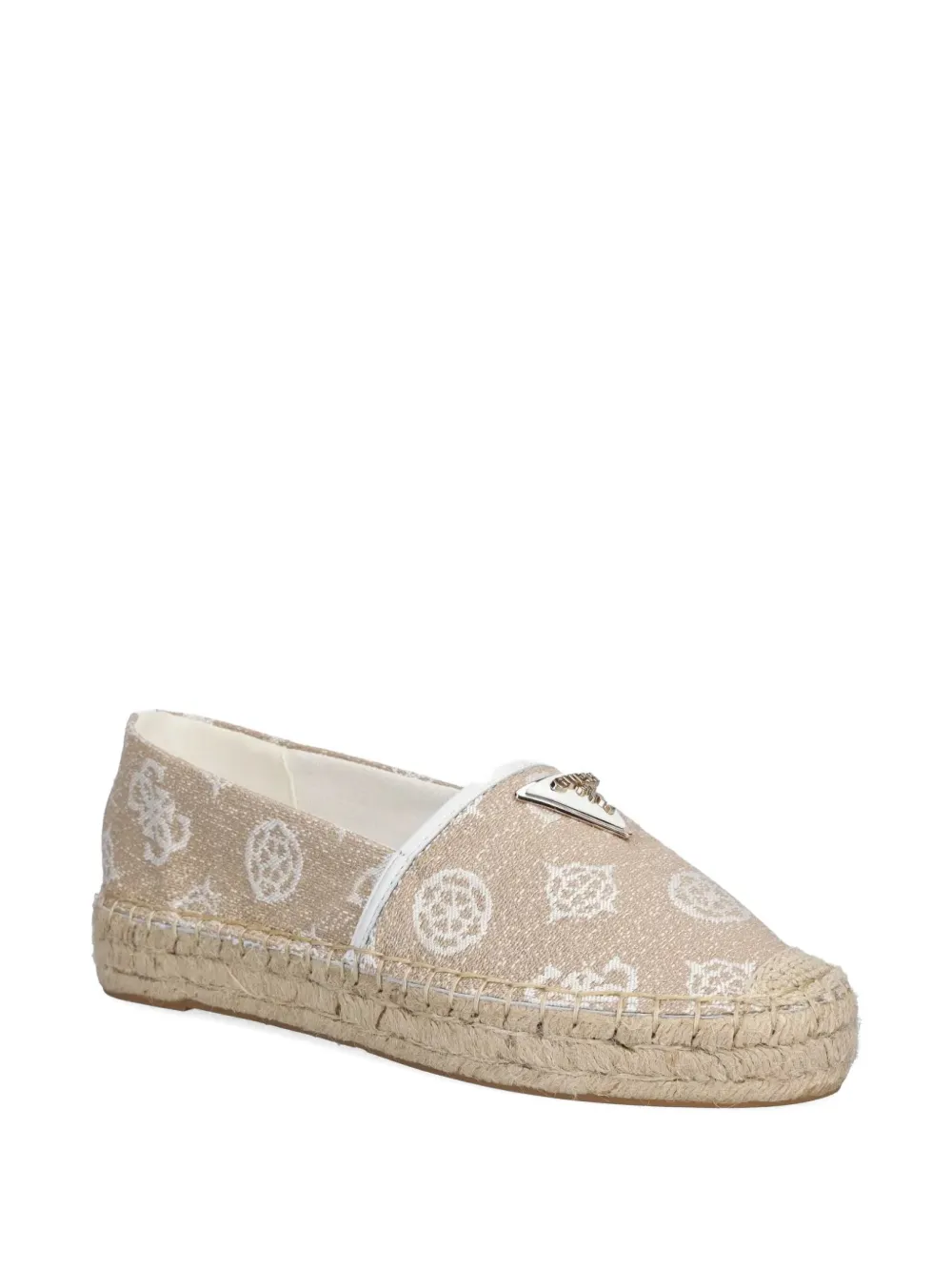 GUESS USA Jolandon embroidered slip-on espadrilles Neutrals