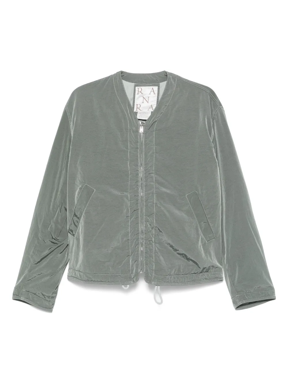 RANRA zip-up jacket | Green | Image 1