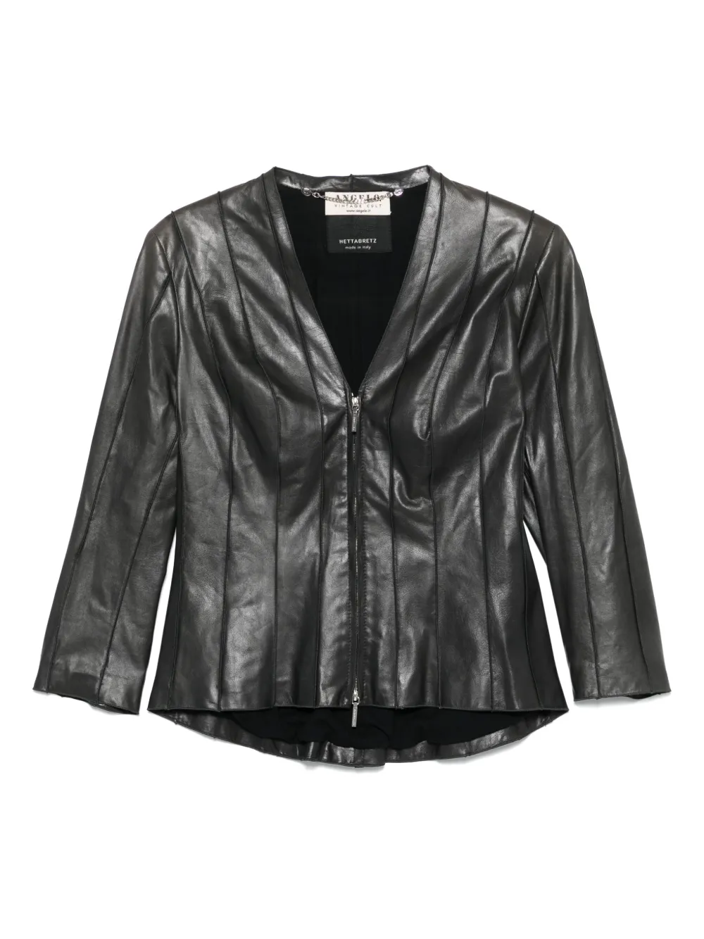 A.N.G.E.L.O. Vintage Cult 2000s pre-owned leather jacket | Grey | Image 1