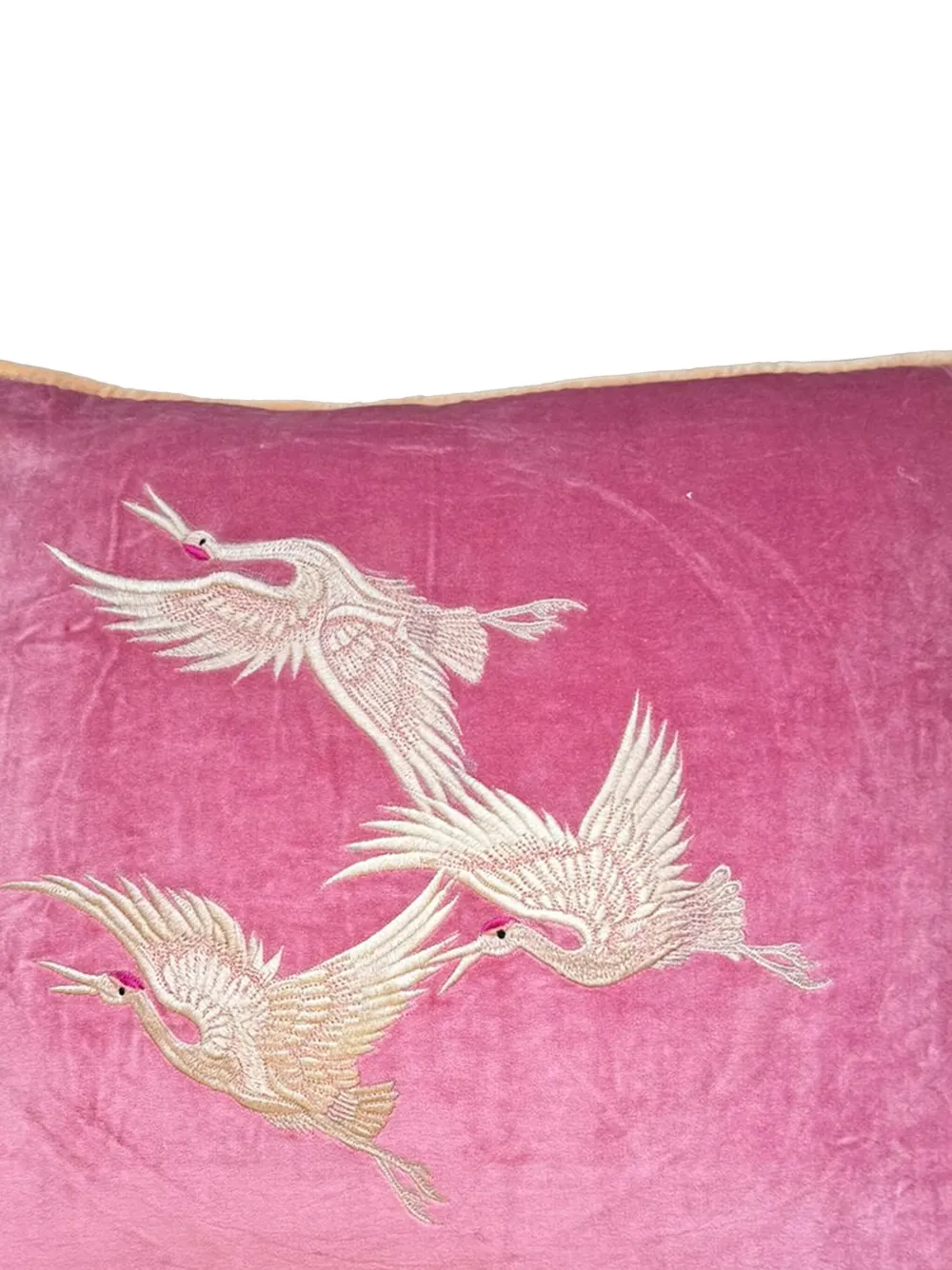 Les-Ottomans embroidered velvet cushion | Cushions | Image 2