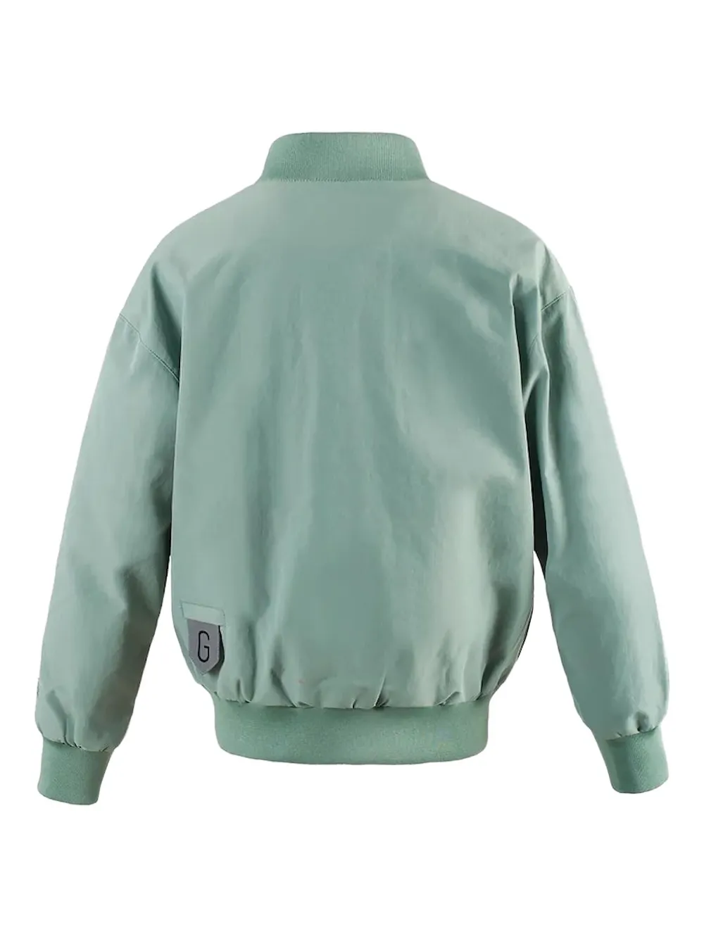 Gosoaky Bright Monkey Logo-patch Bomber Jacket In Green