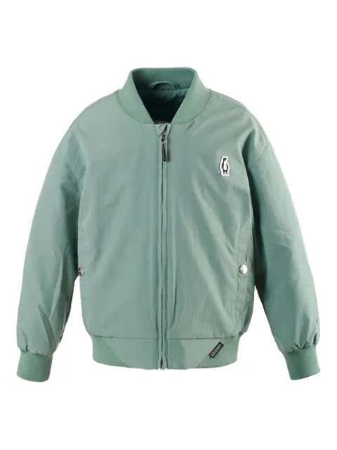 Gosoaky Bright Monkey logo-patch bomber jacket