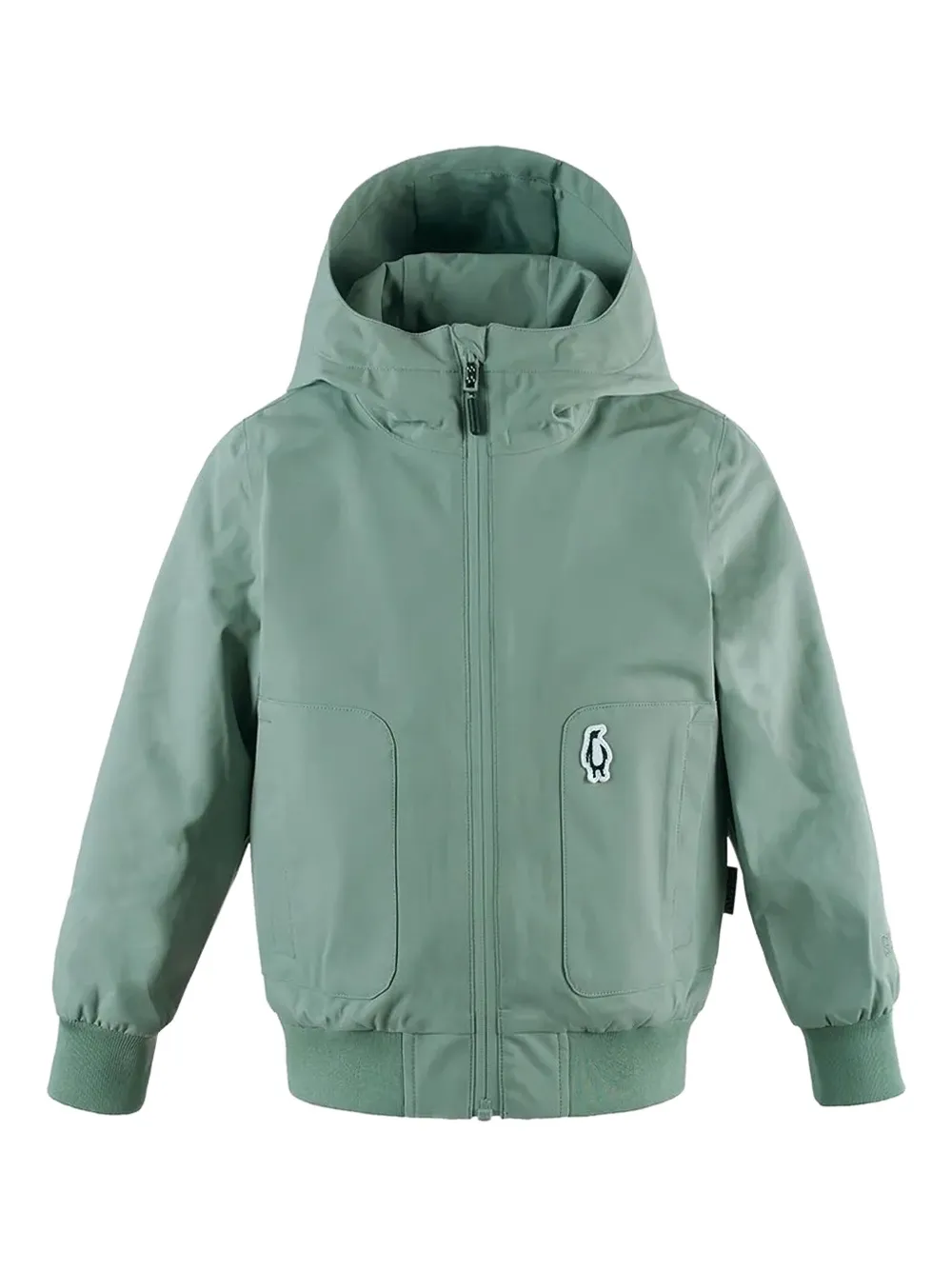 Gosoaky Blue Bird Hooded Jacket In Green