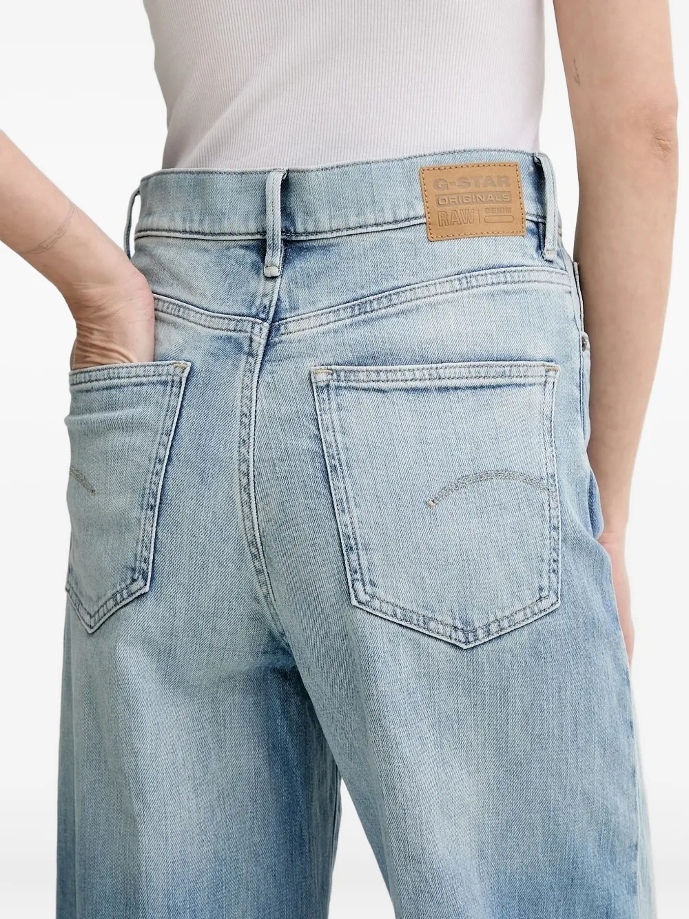 G-Star RAW Jeans met vijf zakken Blauw
