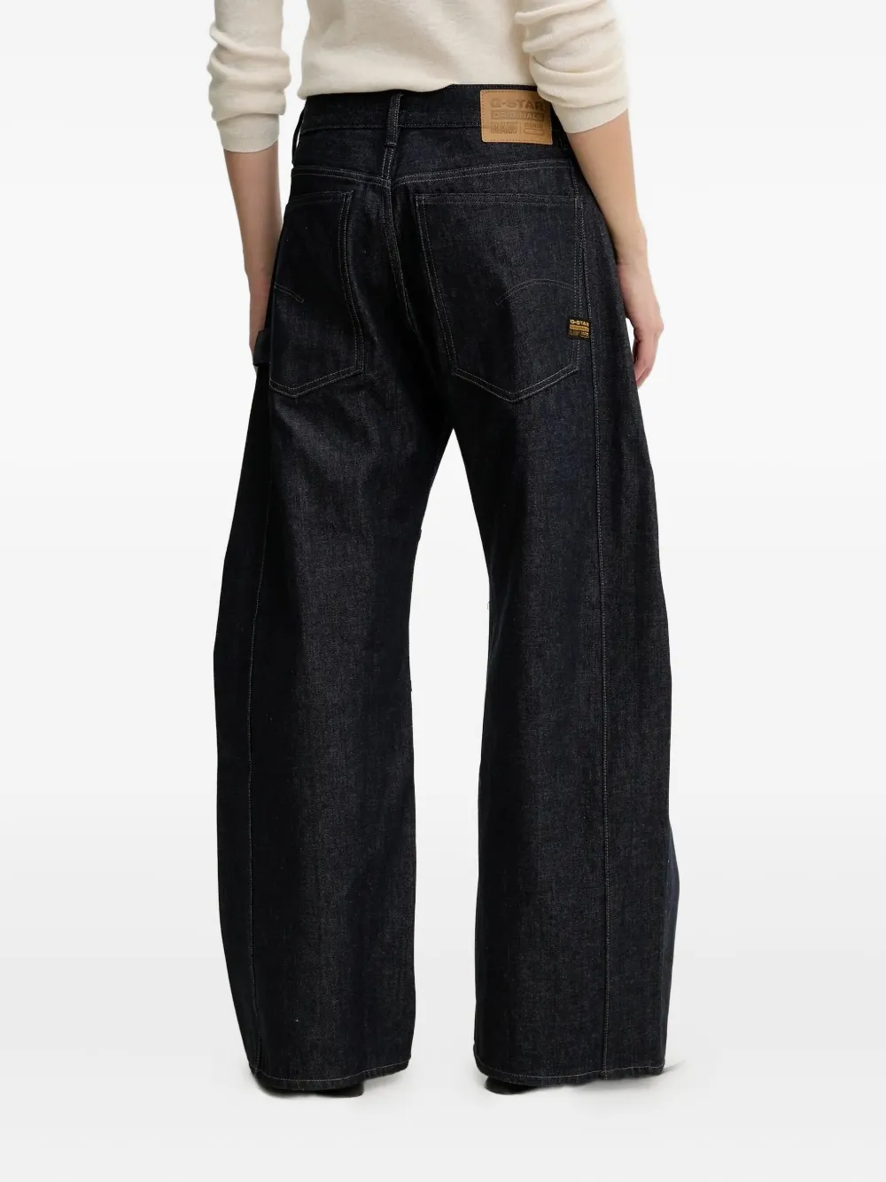 G-Star RAW Jeans met split in de pijpen - Blauw