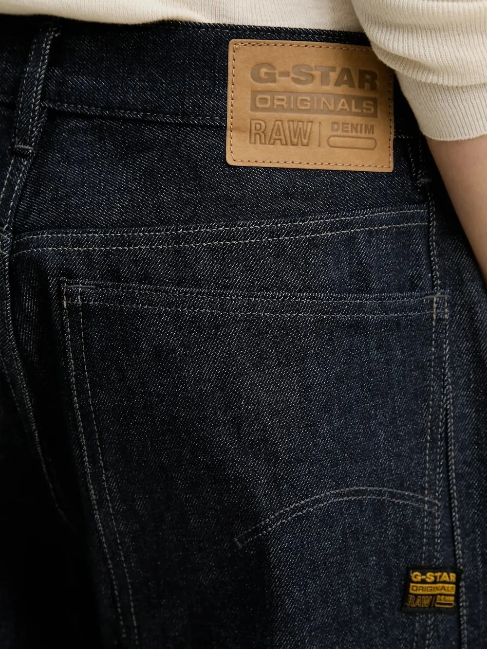 G-Star RAW Jeans met split in de pijpen Blauw