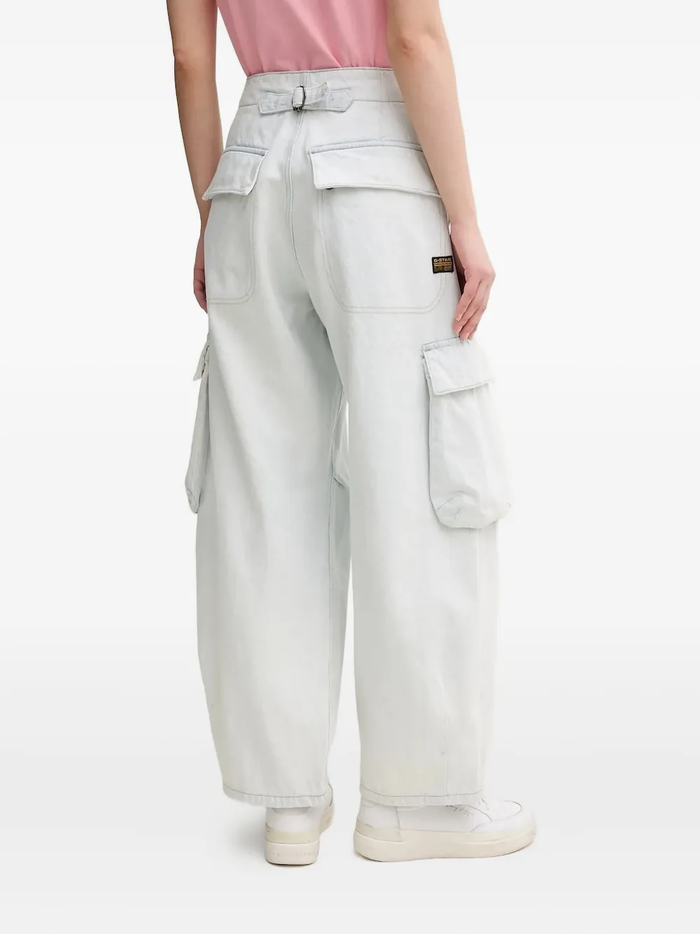 G-Star RAW Balloon cargo jeans met knoopsluiting - Blauw