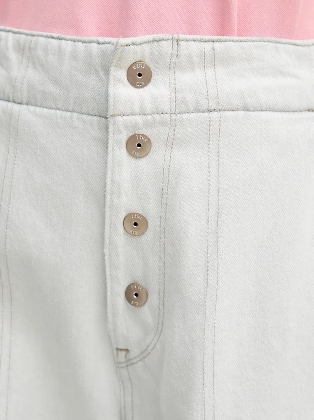 G-star Raw Balloon Cargo Button-fastening Jeans In White