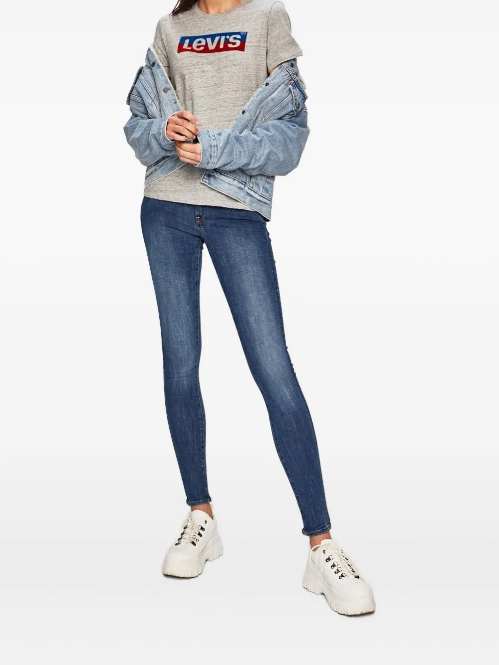 G-star Raw Lynn Five-pocket Skinny Jeans In Blue