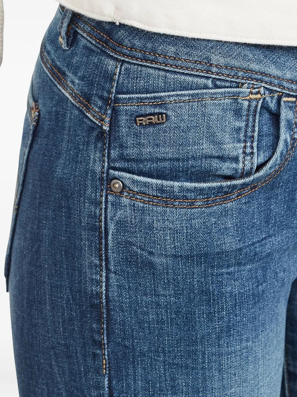 G-Star RAW Lynn skinny jeans met vijf zakken Blauw